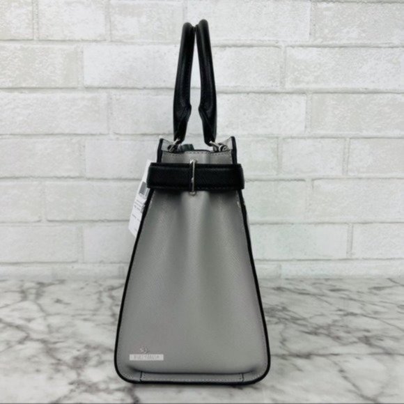 Kate Spade Grey Colorblock Medium Satchel Crossbody - Picture 4 of 9